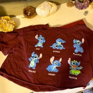 I am selling a shirt from Disney with stitch a movie character